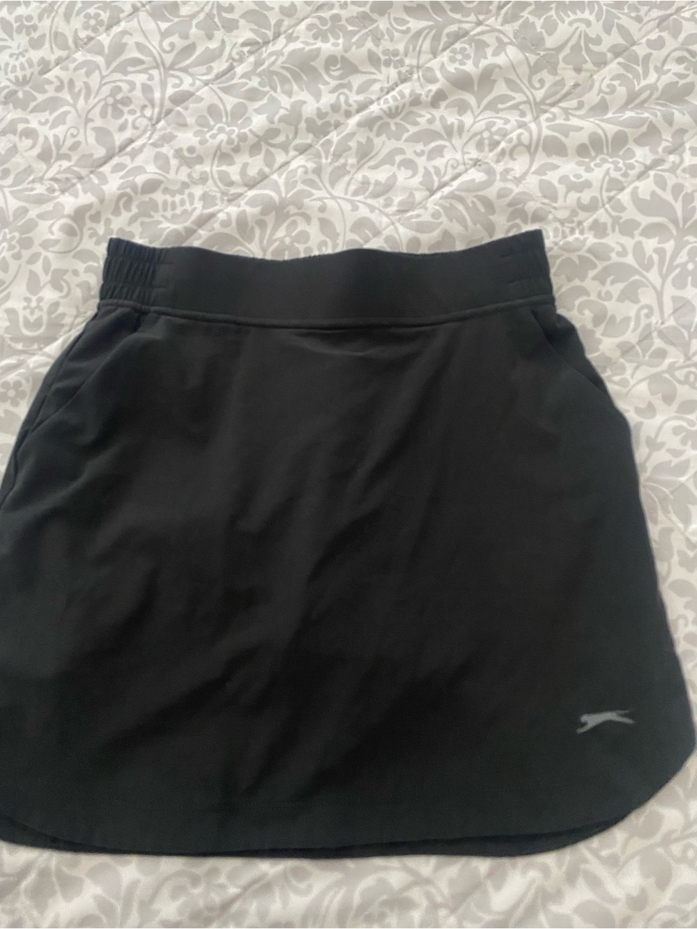 Slazanger Black Athletic Skort with Small Logo